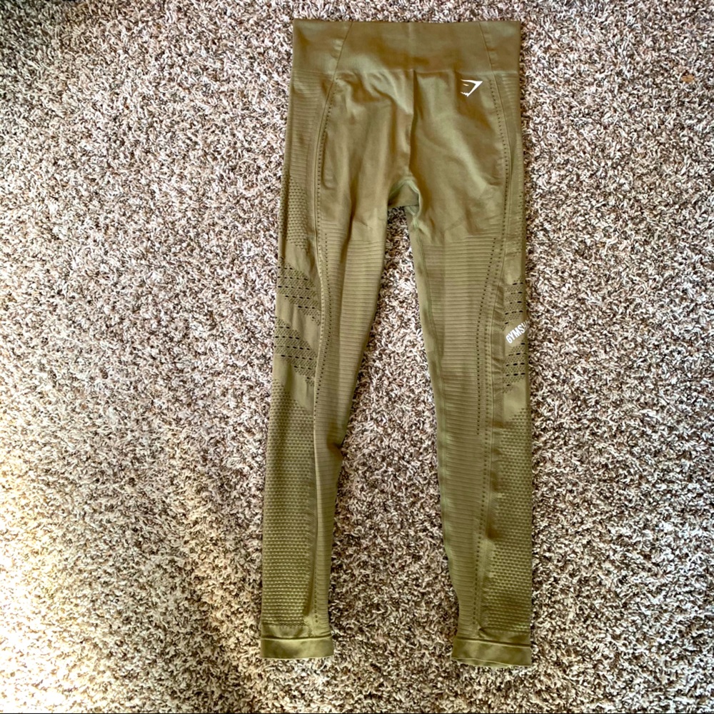 Olive Gymshark Leggings